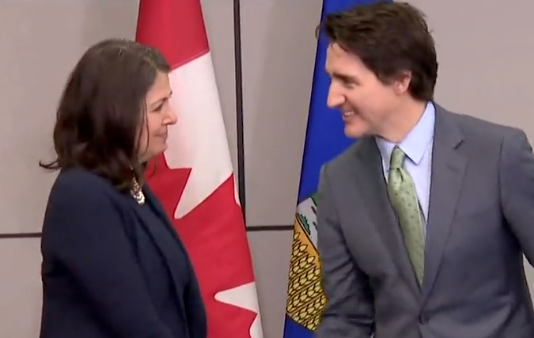 Video Judging By The Way Danielle Smith Just Shook Justin Trudeau S