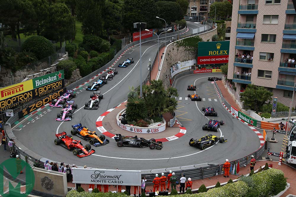 The famous Grand Hotel Hairpin on the Monaco Grand Prix Circuit