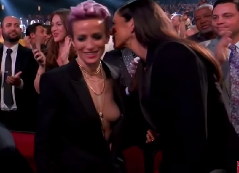 Video: Megan Rapinoe's Entire Boob Fell Out At The ESPY's And