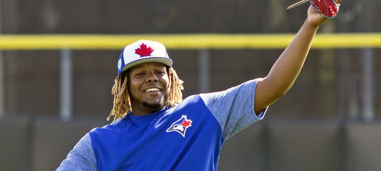 Vladdy Jr has arrived at Blue Jays camp in 2019.
