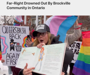 Article "Far-Right Drowned Out By Brockville Community in Ontario"