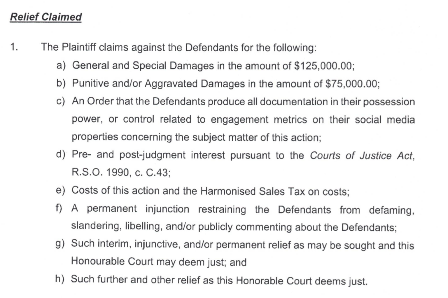 We Were Sued By Canada Proud For Defamation Last Month   Screen Shot 2024 01 09 At 2.54.32 PM 1536x1021 